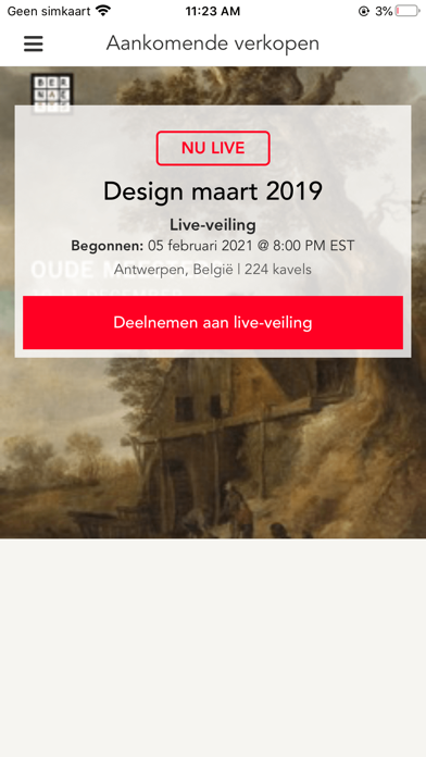 Auctioneers Bernaerts Live Screenshot
