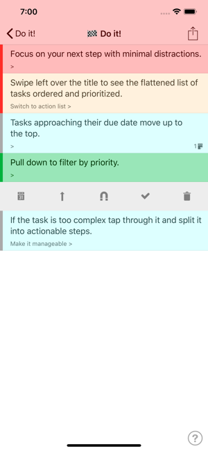 ‎Manageable: Nested ToDo Lists Screenshot