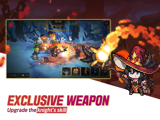 Screenshot #2 for Unknown Knights: Pixel RPG