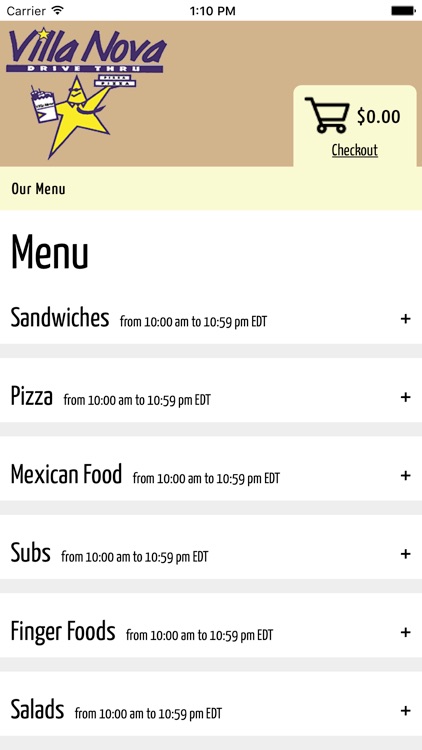 Villa Nova Drive Thru