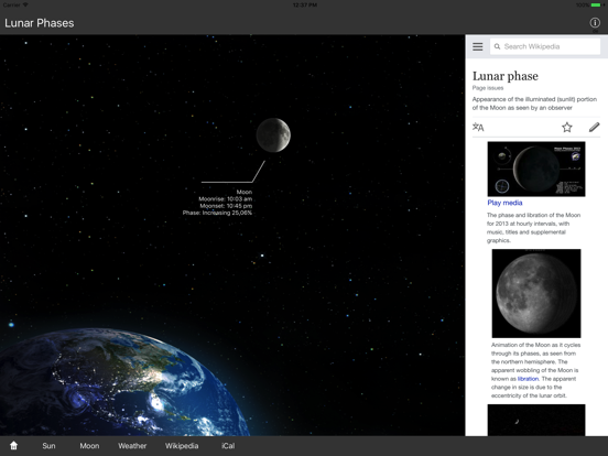 Screenshot #6 pour Lunar Phases