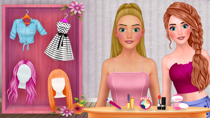 Dress up Dolls and Hair Salon