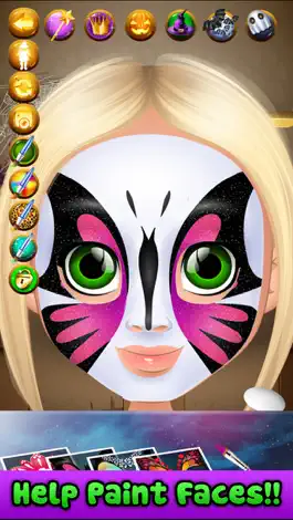 Game screenshot Halloween Face Paint Salon mod apk