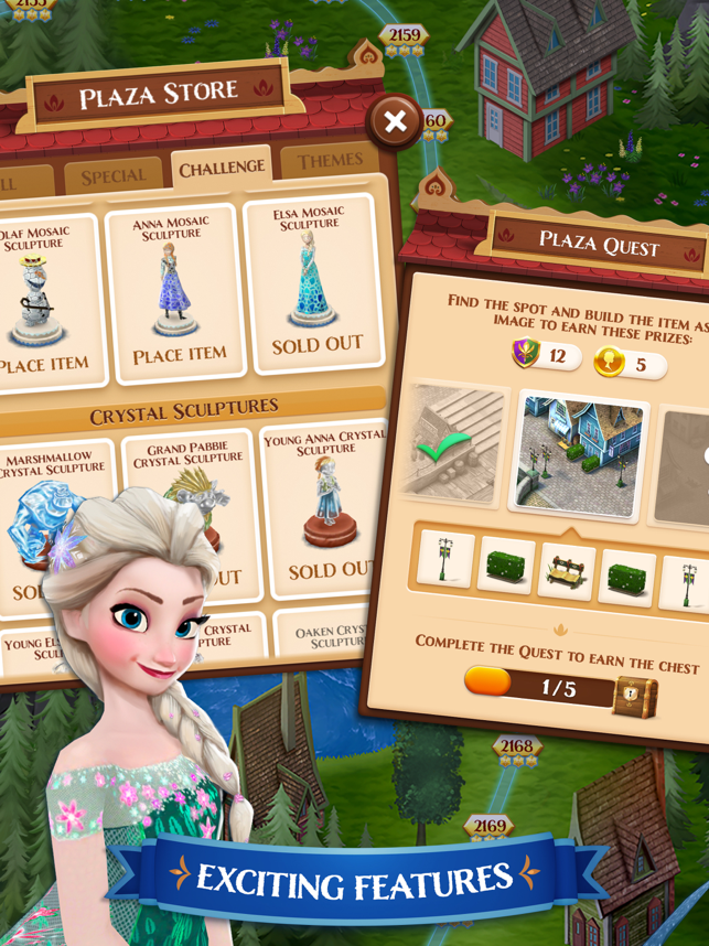 ‎Disney Frozen Free Fall Game Screenshot