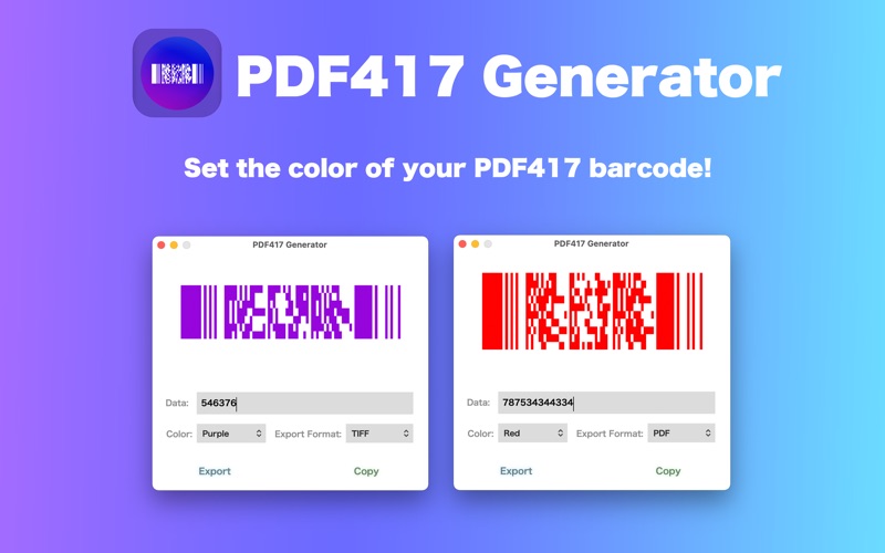 pdf417 code generator 2 iphone screenshot 3