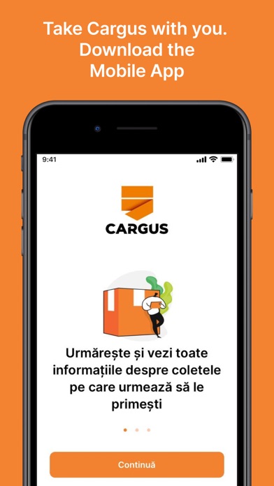 Cargus Mobile Screenshot