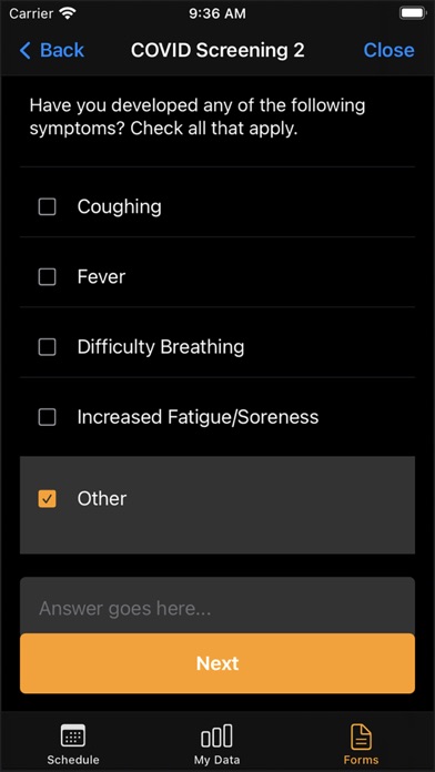 Kinduct Athlete Screenshot