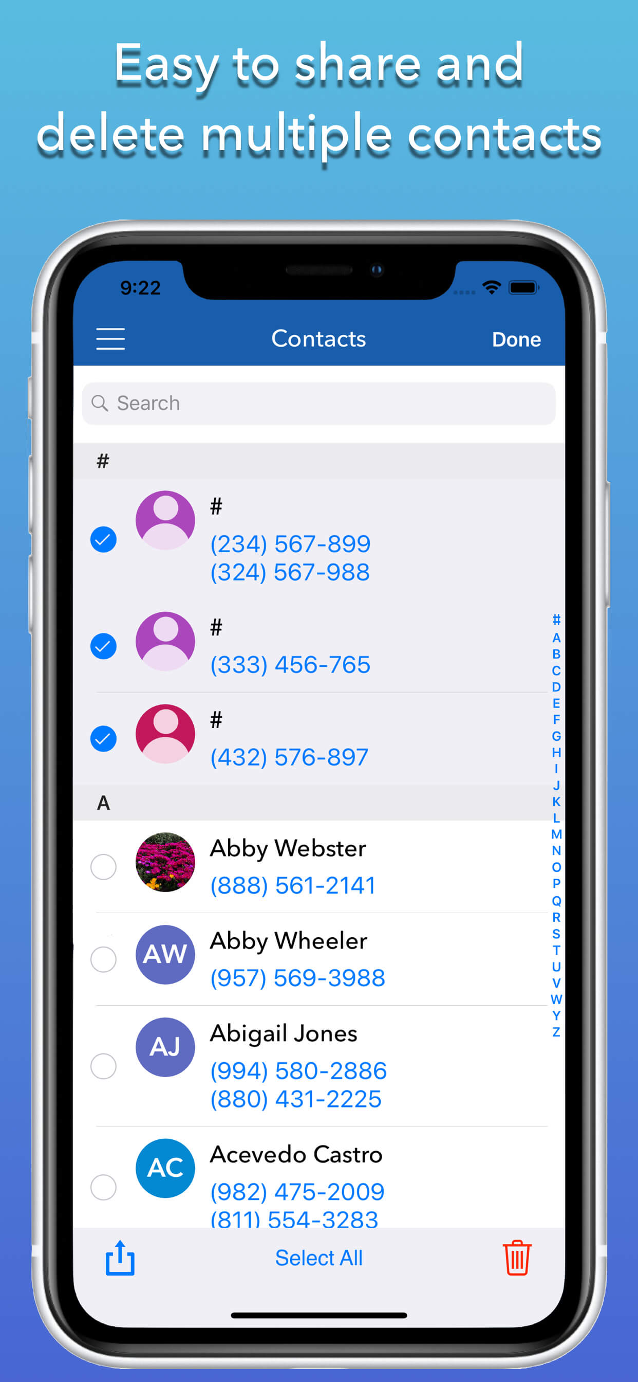 Backup Contacts Cleaner Pro