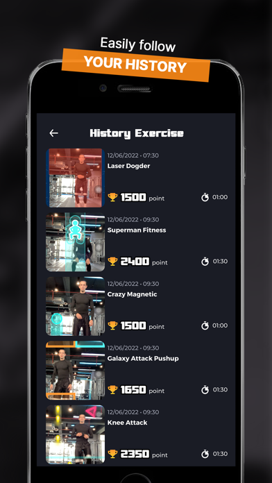 AiFitness: AR fitness games Screenshot
