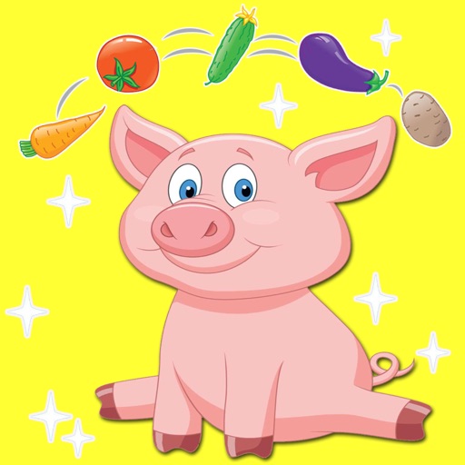 益智游戏-认识水果、蔬菜、食物启蒙早教小游戏 icon