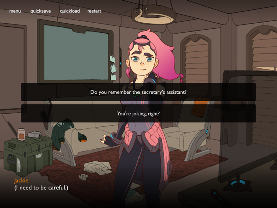 Screenshot #6 pour Crystal Chameleon Visual Novel