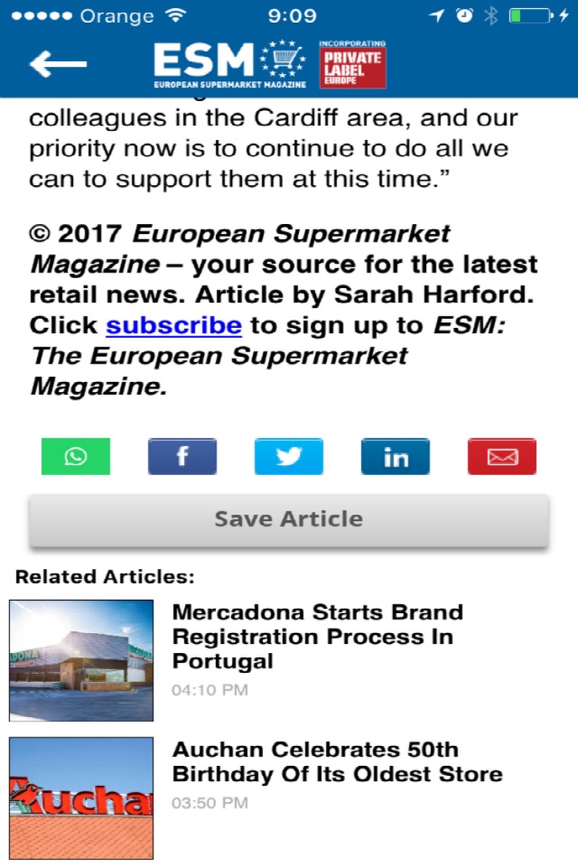 European Supermarket Magazine screenshot 4