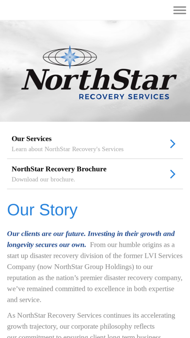 NorthStar Recovery Services Screenshot