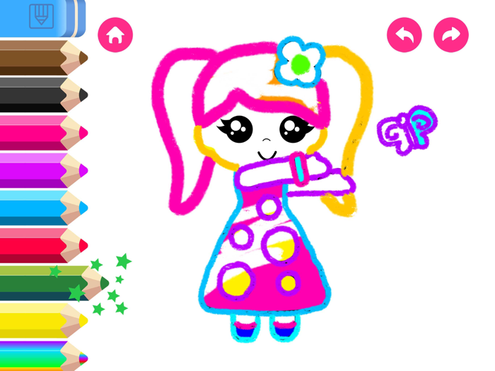 Coloring Games for Girls 2-6