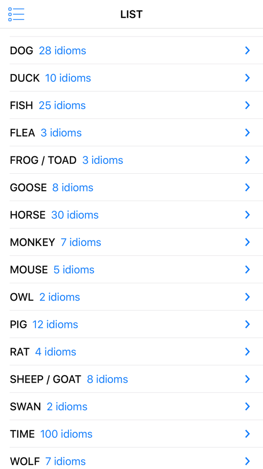 Time & Animal idioms - 1.0.4 - (iOS)