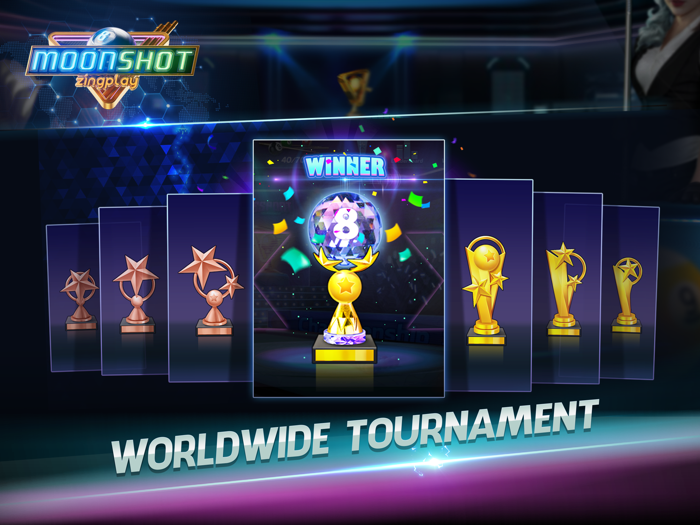 Billiards 3D Moonshot