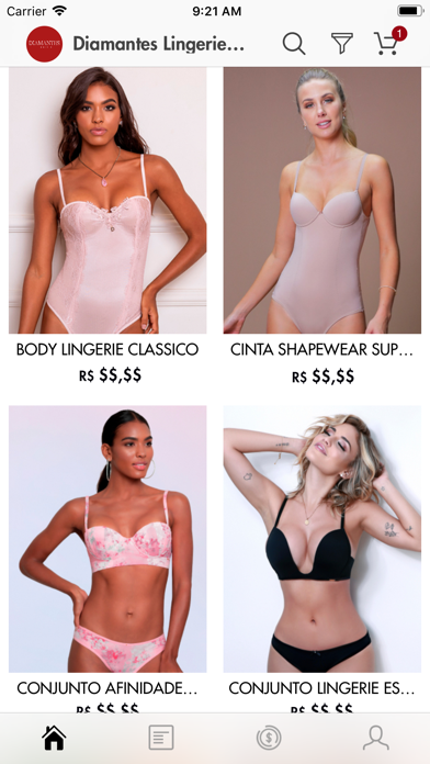 Diamantes Lingerie Consultora Screenshot