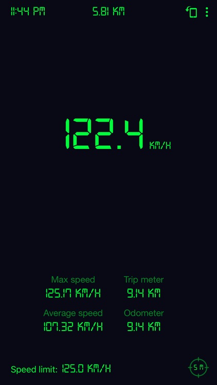GPS Speedometer: Odometer