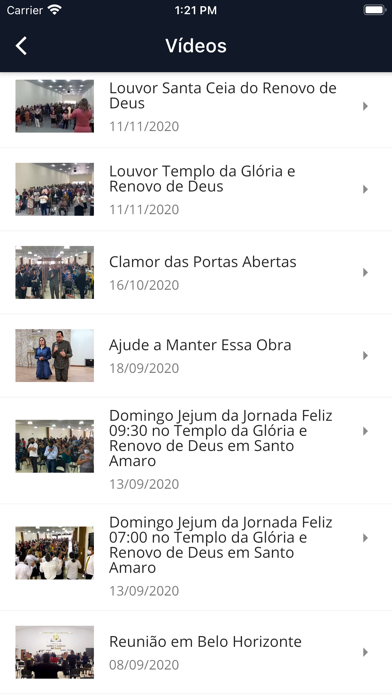 T. da Glória e Renovo de Deus Screenshot
