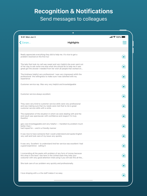 ConcentrixCX Mobile iPad screenshot 2 - Business app