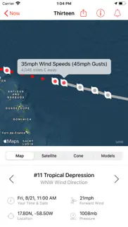 my hurricane tracker pro iphone screenshot 1