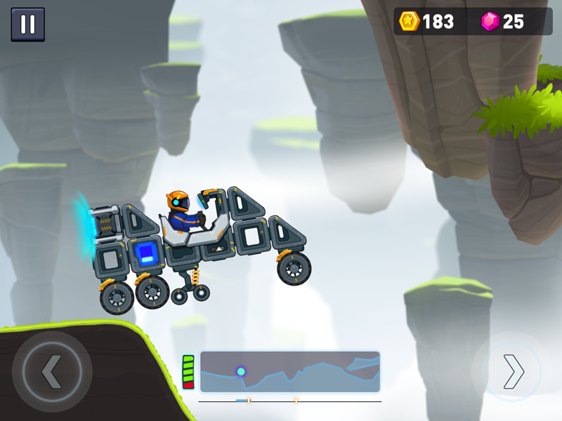 Rovercraft 2: Race a space car official gameplay screenshot 2