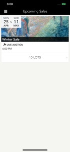 Shapiro Auctions screenshot #1 for iPhone