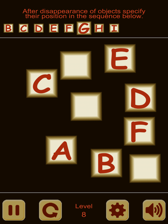 Complex Memory Trainer iPad screenshot