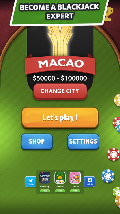 Blackjack - 2018 Screenshot