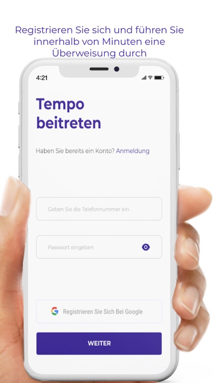 Tempo Money Transfer