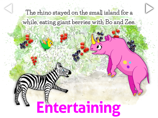 Pink Rhino. Kids Animal Storyのおすすめ画像3