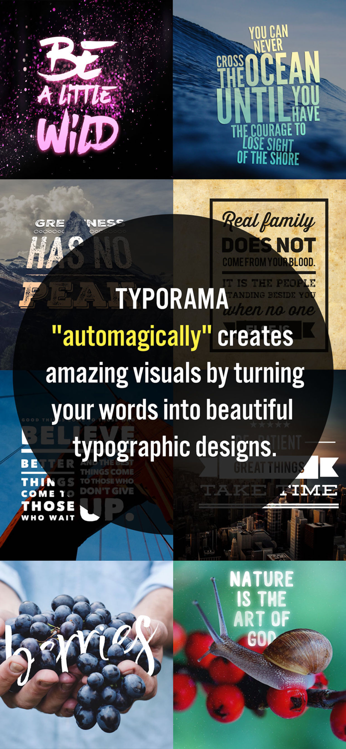 Typorama Text on Photo Editor