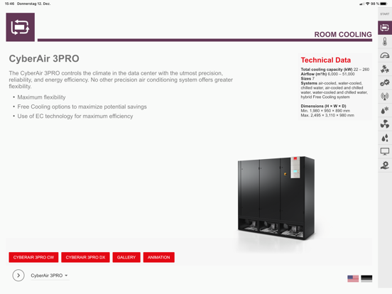 STULZ Products and Services iPad screenshot 4 - Reference app