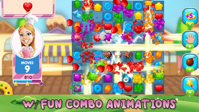 Sweet Jelly Match 3 Puzzle