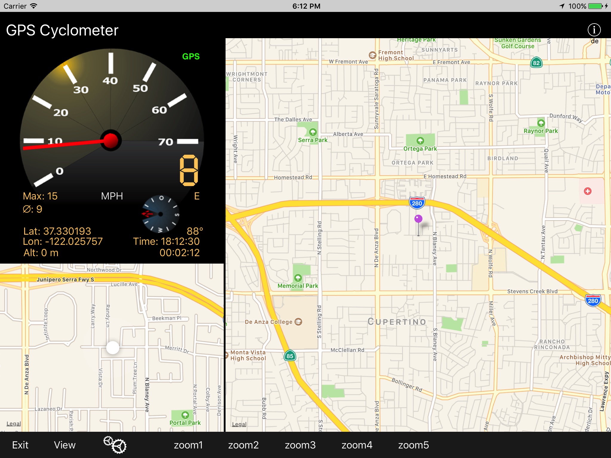 GPS Cyclometer screenshot 4