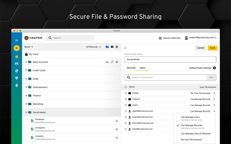 Keeper Password Manager Screenshot