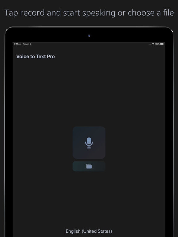 Screenshot #4 pour Voice to Text Pro - Transcribe