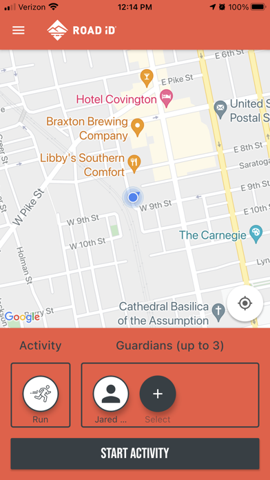 ROAD iD: Run + Ride Safety Screenshot