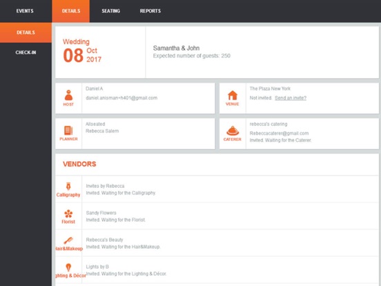Screenshot #4 pour Allseated - Day Of App