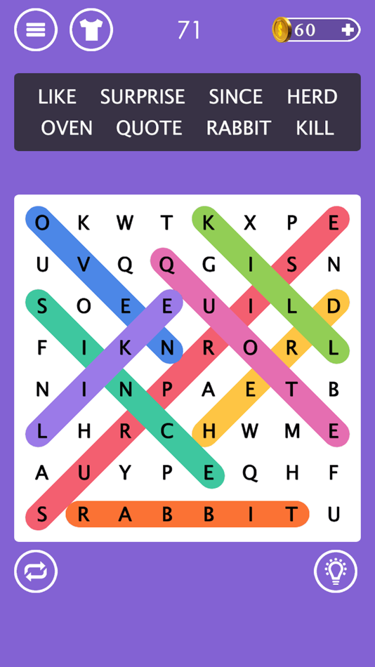 #3. Word Search - Word Find Puzzle (iOS) By: 鹏飞 侯