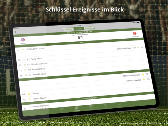 Pocket Liga - Fussball Live iPad screenshot 4 - Sports app