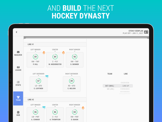 Puck Drop: Hockey Manager iPad screenshot 6 - Games app