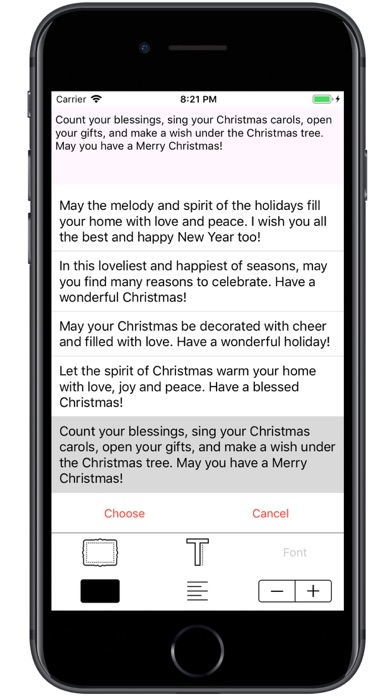 Merry Christmas - Gift Card Screenshot