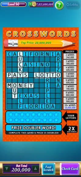 Game screenshot Scratch Off Lottery Casino apk