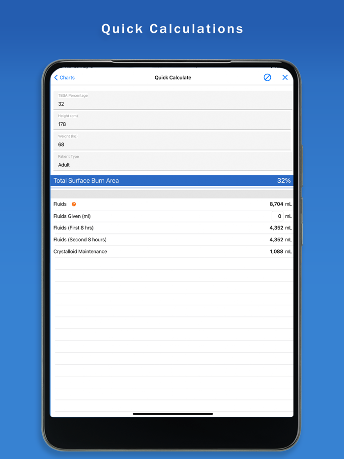 Surface Burn Calculator