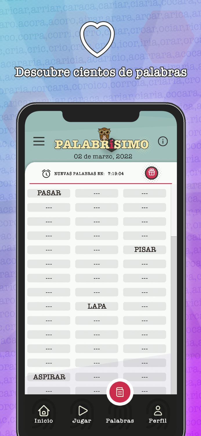 Palabrísimo descubre palabras