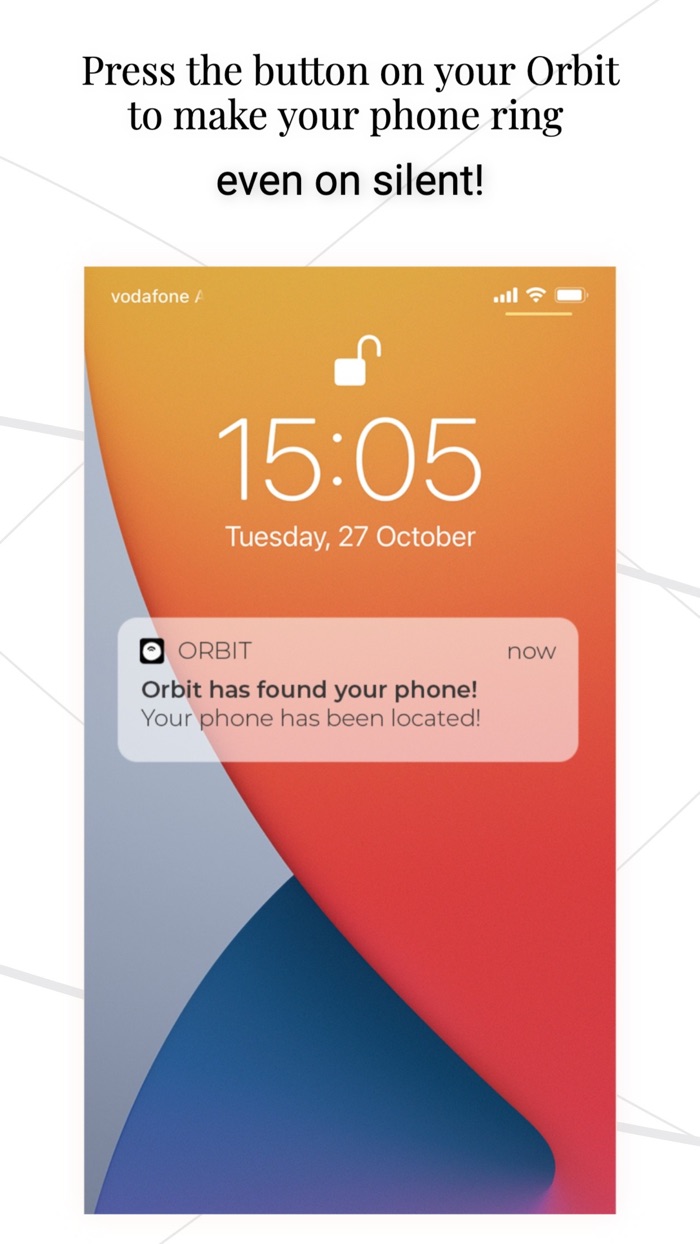 Orbit - Find lost keys  phone