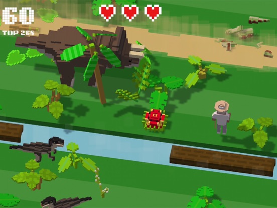 Jurassic Hopper: Crossy World iPad app afbeelding 2