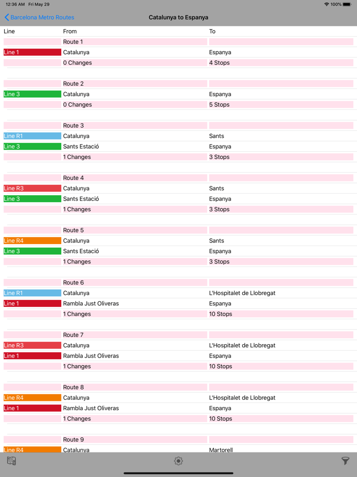 Barcelona Metro Route Planner