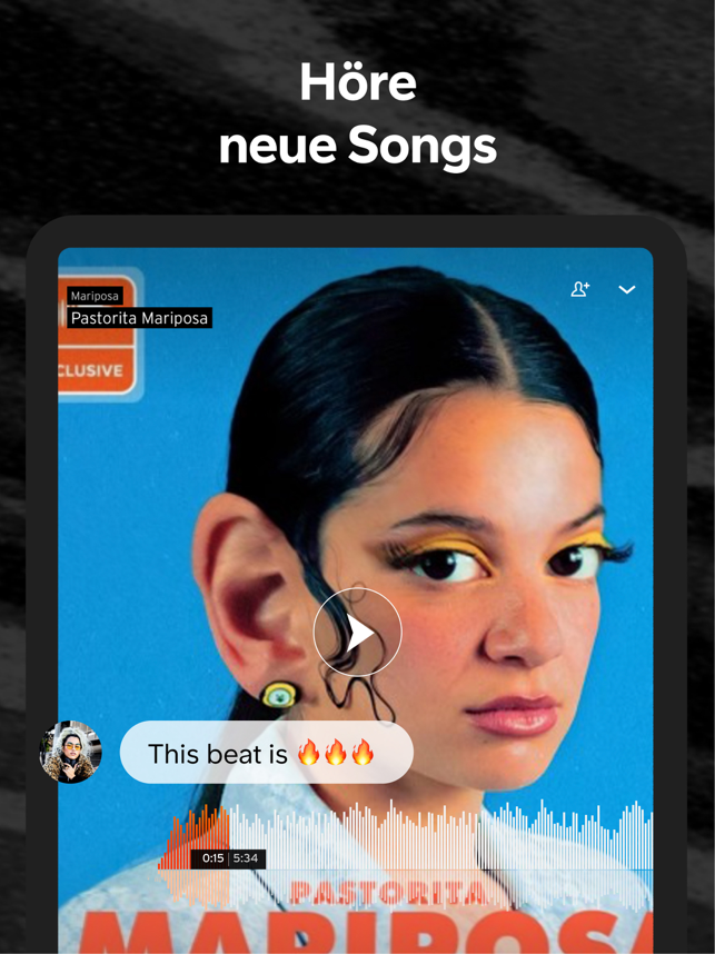 ‎SoundCloud - Musik & Songs Screenshot